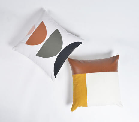 Abstract Patchwork Cushion cover