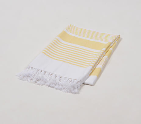 Yarn-dyed Honey Hammam Towel