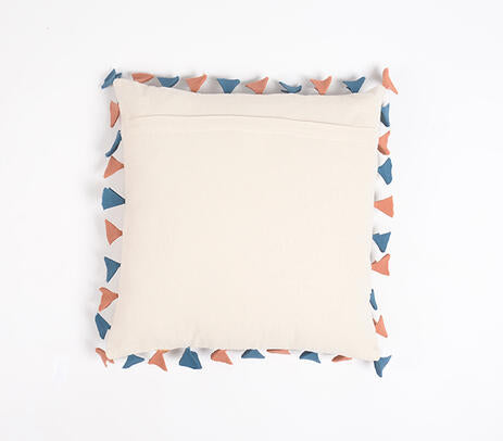 Embroidery Patchwork Cotton Cushion cover