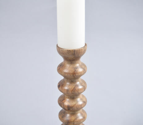 Brown Pillar Candle Holder