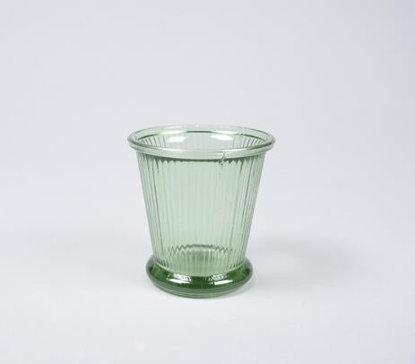 Handmade Sage Tinted Glass Votive