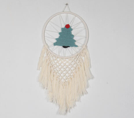 Crochet Christmas Tree Dreamcatcher