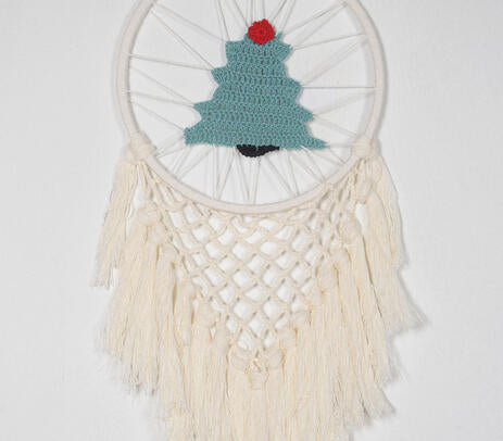 Crochet Christmas Tree Dreamcatcher