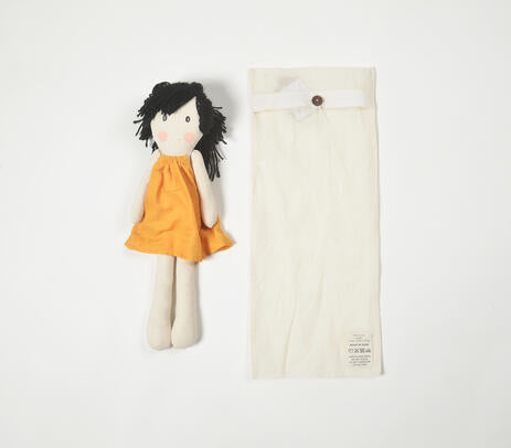 Handmade Messy-Haired Plush Rag Doll