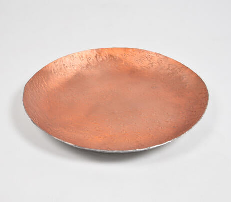 Bronze-Toned Round Charger Plate