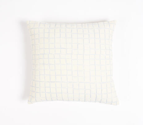 Embroidered Cotton Cushion cover