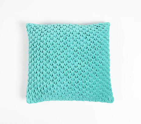 Smocking Cotton Blend Cushion cover