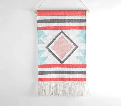 Statement Handwoven Cotton Wall Hanging