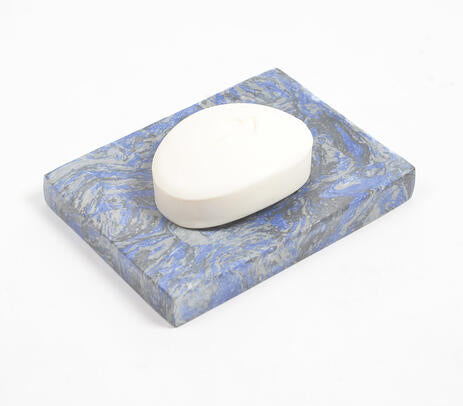 Abstract Textured Handcut Stone Soapdish