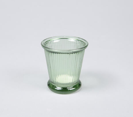 Handmade Sage Tinted Glass Votive