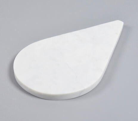 Hand Cut Drop-Shaped Marble Cheese Board