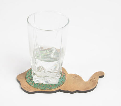 Recycled Circuit Board Mdf Elephant Coaster