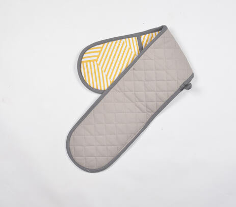Printed & Quilted Double Oven Mitt