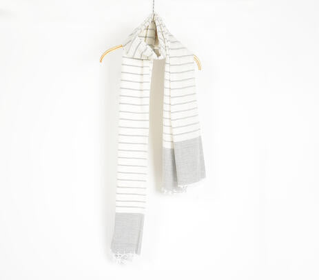 Handloom Cotton Classic Striped Scarf