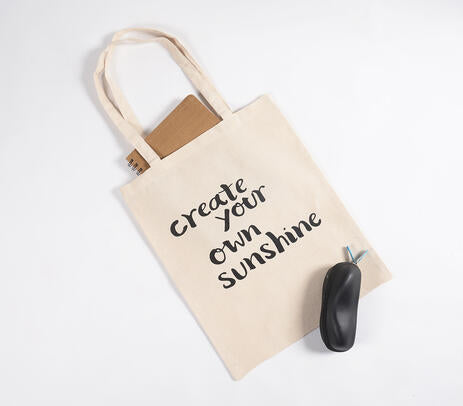 Create your own sunshine' Canvas Tote bag