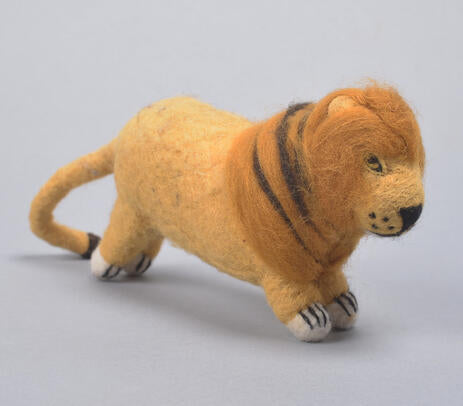 Handmade Felt Cotton Lion Toy