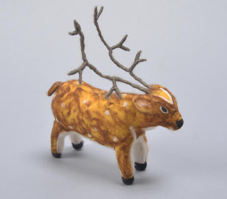 Handmade Felt Cotton Chital Deer Toy