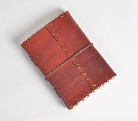 Hand Stitched Leather Diary